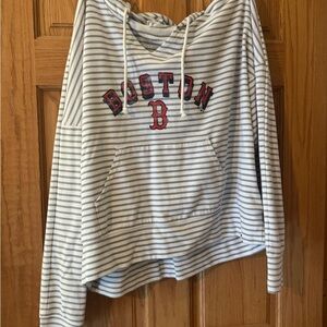 Striped Boston Red Sox Hoodie